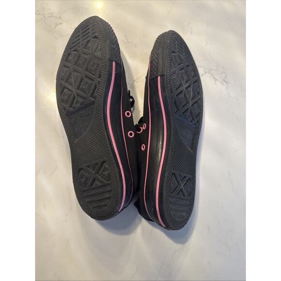 Converse Chuck Taylor All Star Shoes Womens Sz 9 Pink & Black - Picture 7 of 12